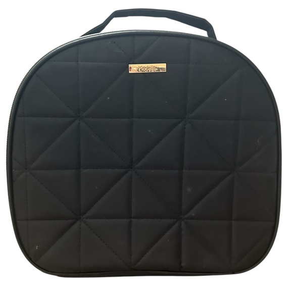 Modella quilted black cosmetic/toiletries bag - Picture 1 of 9